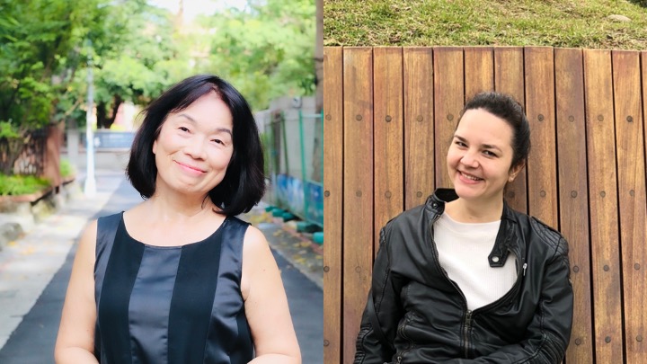 Autorin Lung Ying-Tai (links) und Übersetzerin Monika Li (rechts). (Bilder: Privat)