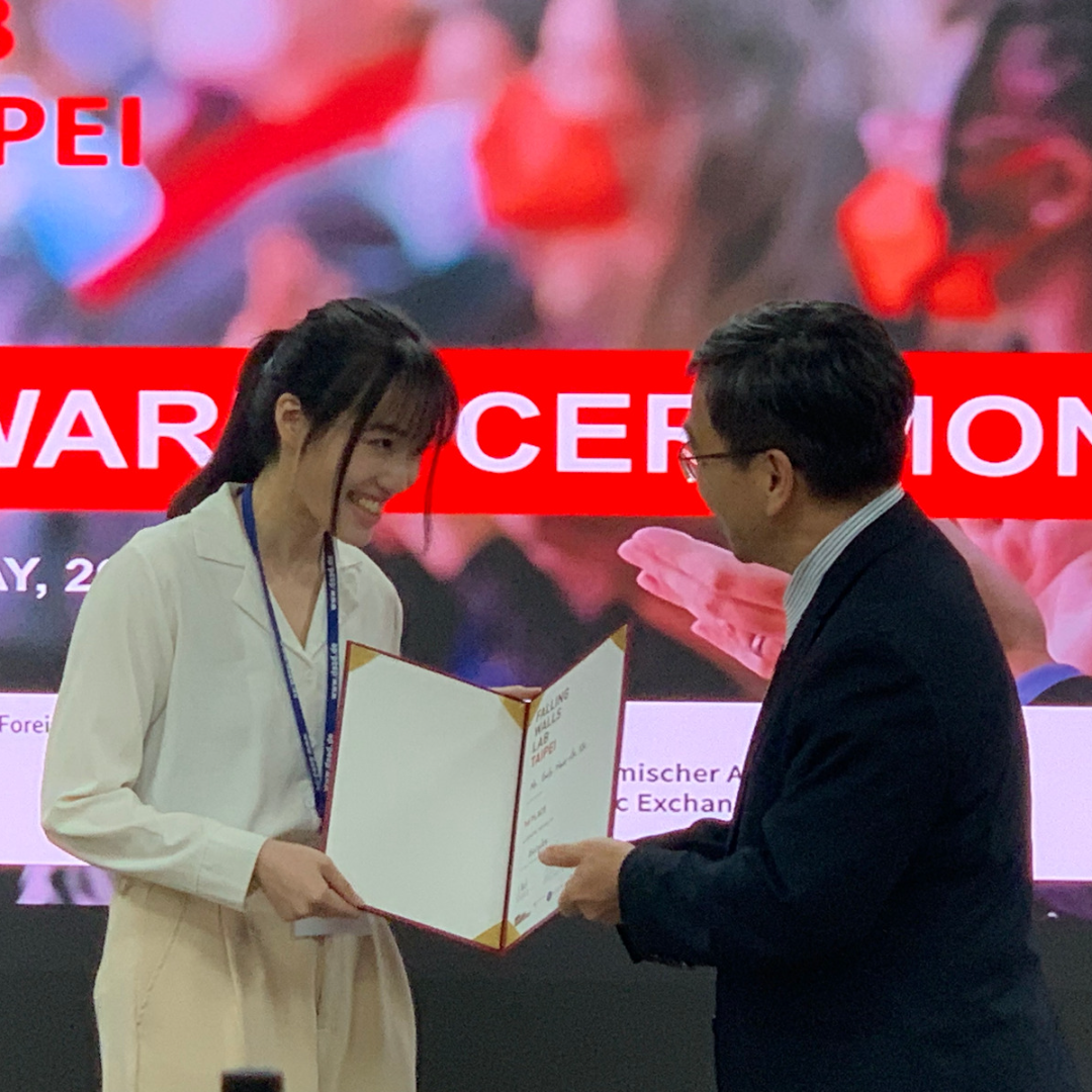 Gewinnerin des Falling Walls Labs 2023 Emily Shi (Foto: Jessica Volz)