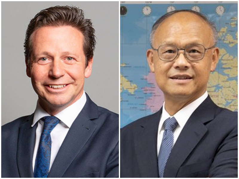Nigel Huddleston (links) und John Deng (rechts)