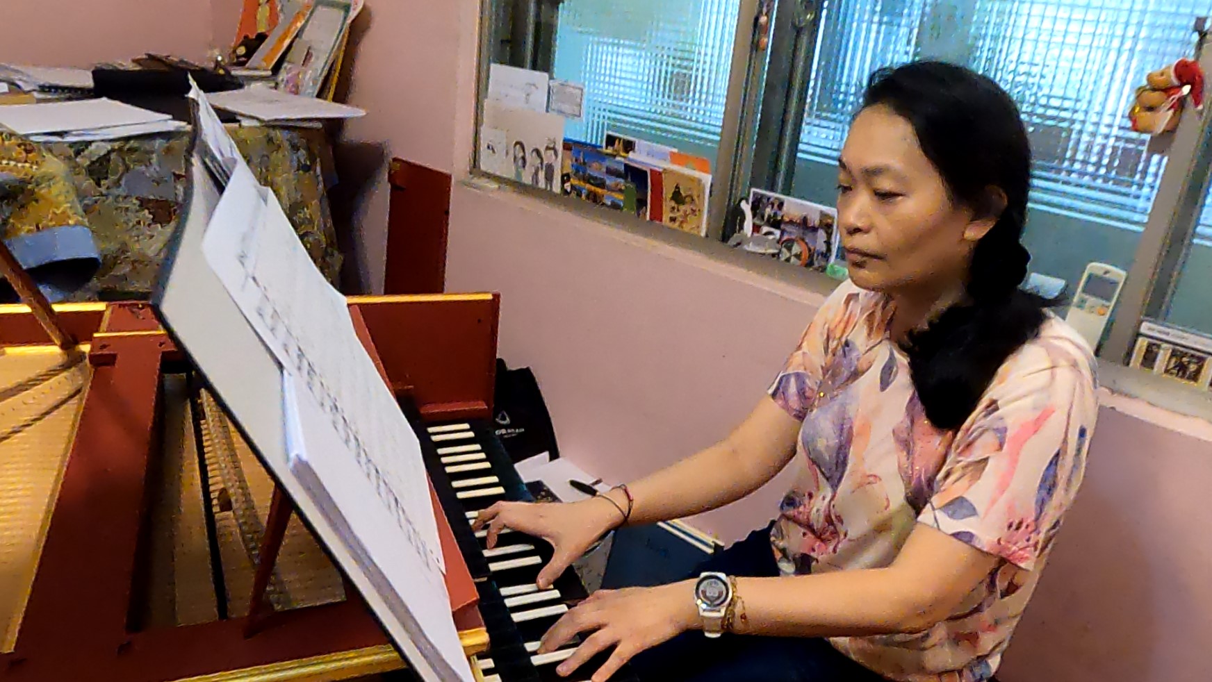 Frau Chia-Hsuan Tsai gibt eine kleine Kostprobe der bevorstehenden Tournee (Foto: Ilon Huang)