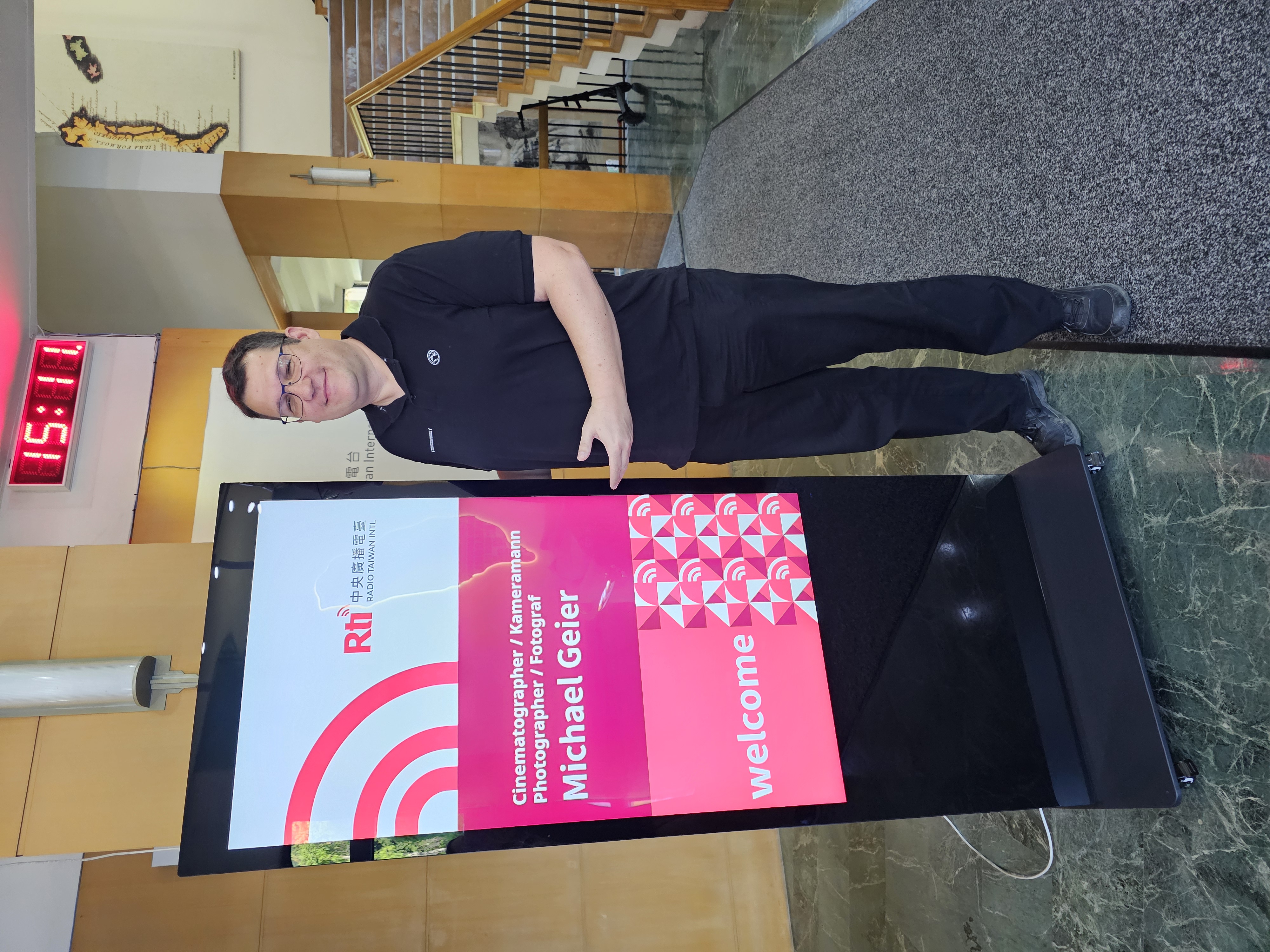 Michael Geier zu Gast bei Rti (Foto: Shangning Postel-Heutz)