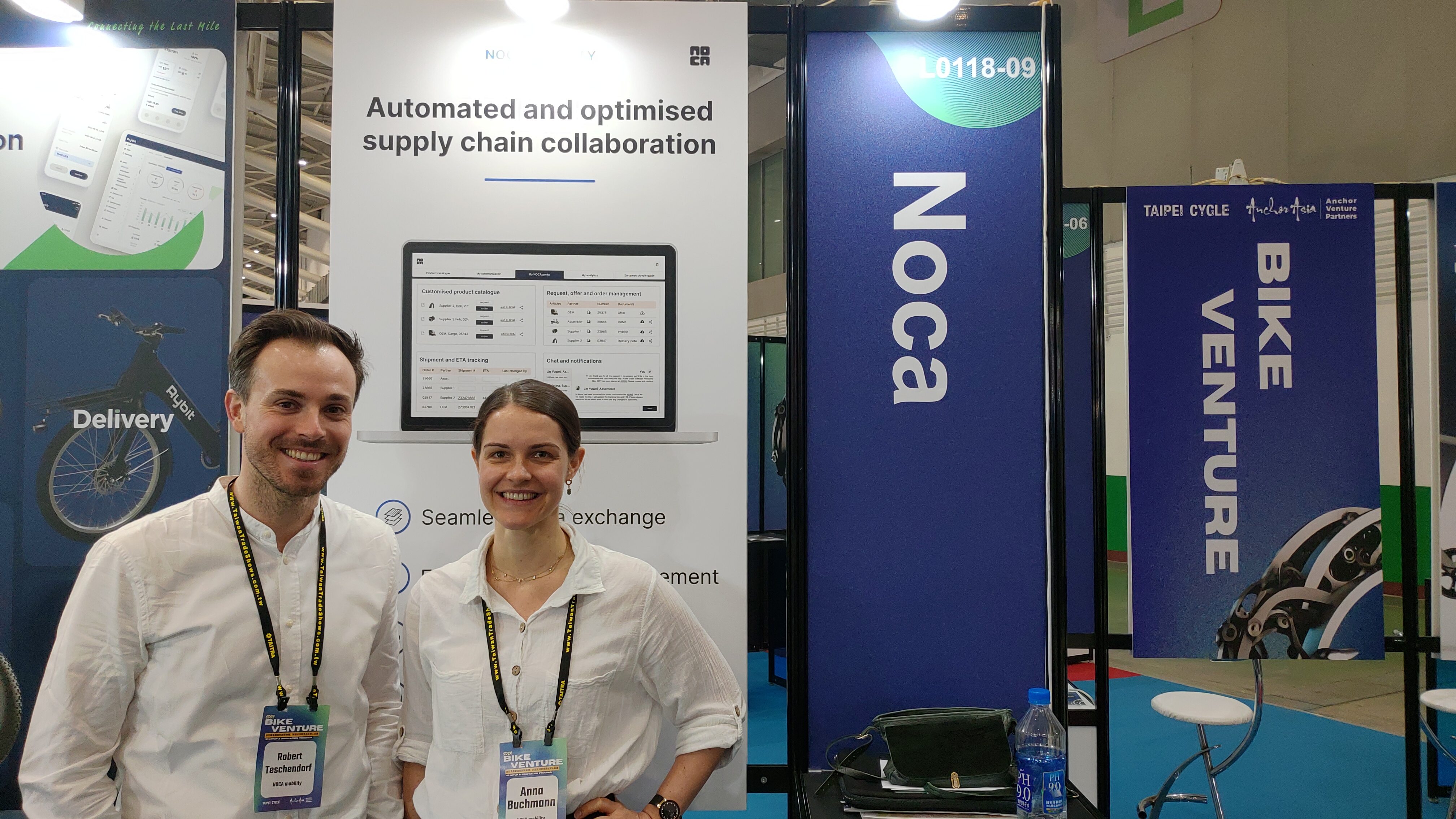 Die Co-Founder Anna Buchmann und Robert Teschendorf (Foto: Ilon Huang)