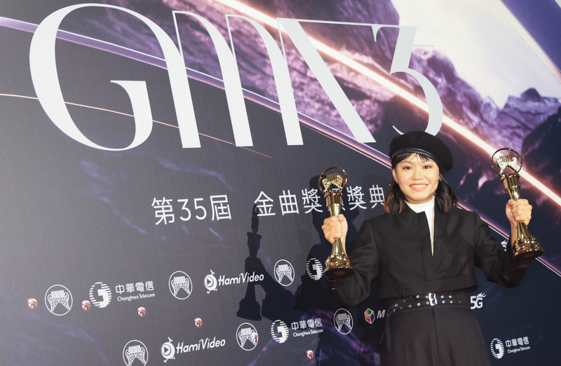 Die 21-jährige Makav vom indigenen Volk Bunun erhielt für ihr erstes Album 'Treasure' den Golden Melody Award für das beste Album in indigenen Sprachen und für den besten neuen Künstler bzw. die beste neue Künsterin (Foto: CNA)