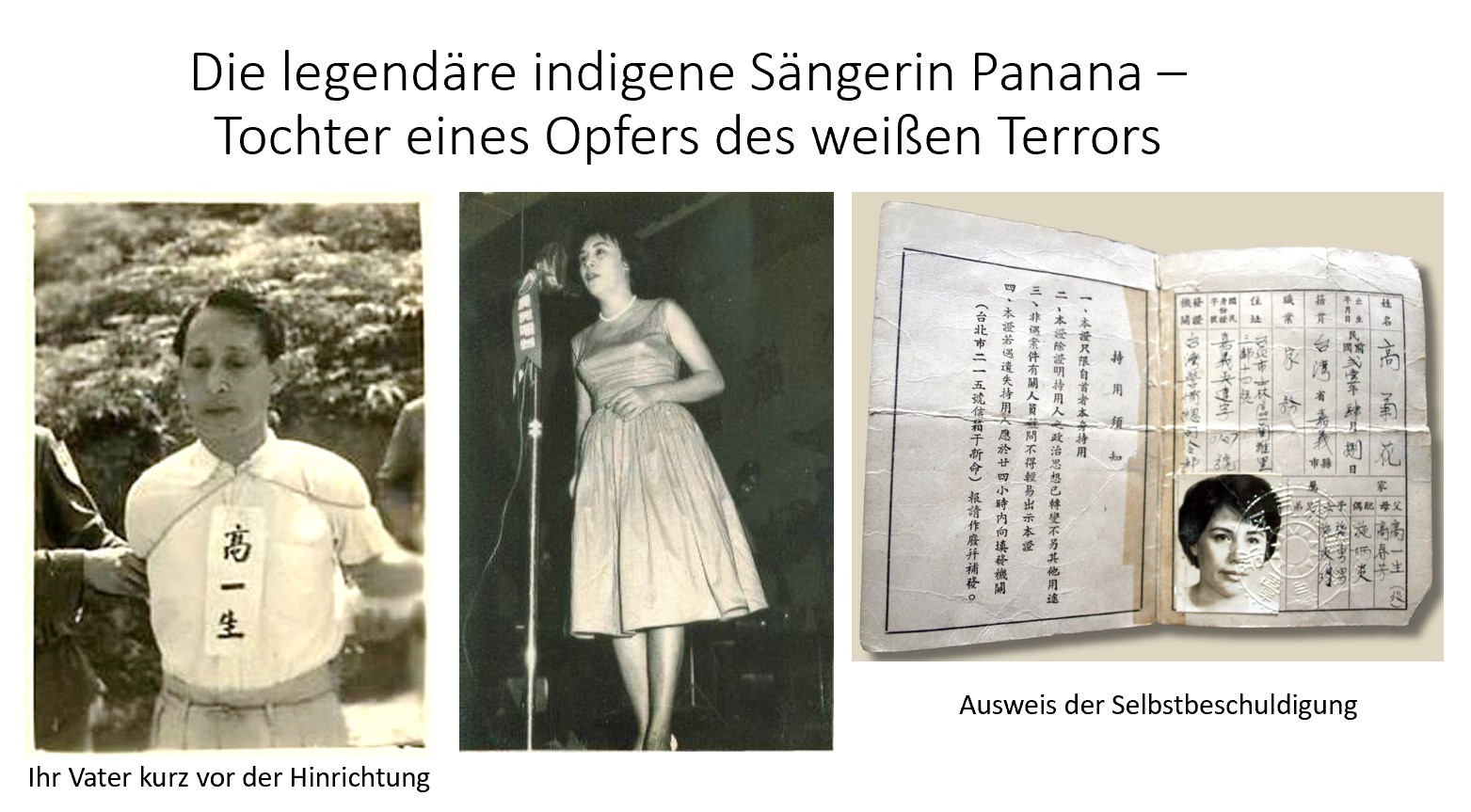 Die Sängerin Panana – Tochter eines Opfers des Weißen Terrors episode artwork