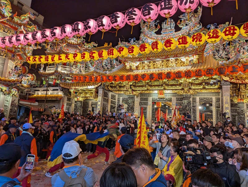 Die Mazu-Prozession des Dajia Jenn Lann Tempels in Taichung ist jedes Jahr ein großes Ereignis (Bild: CNA)