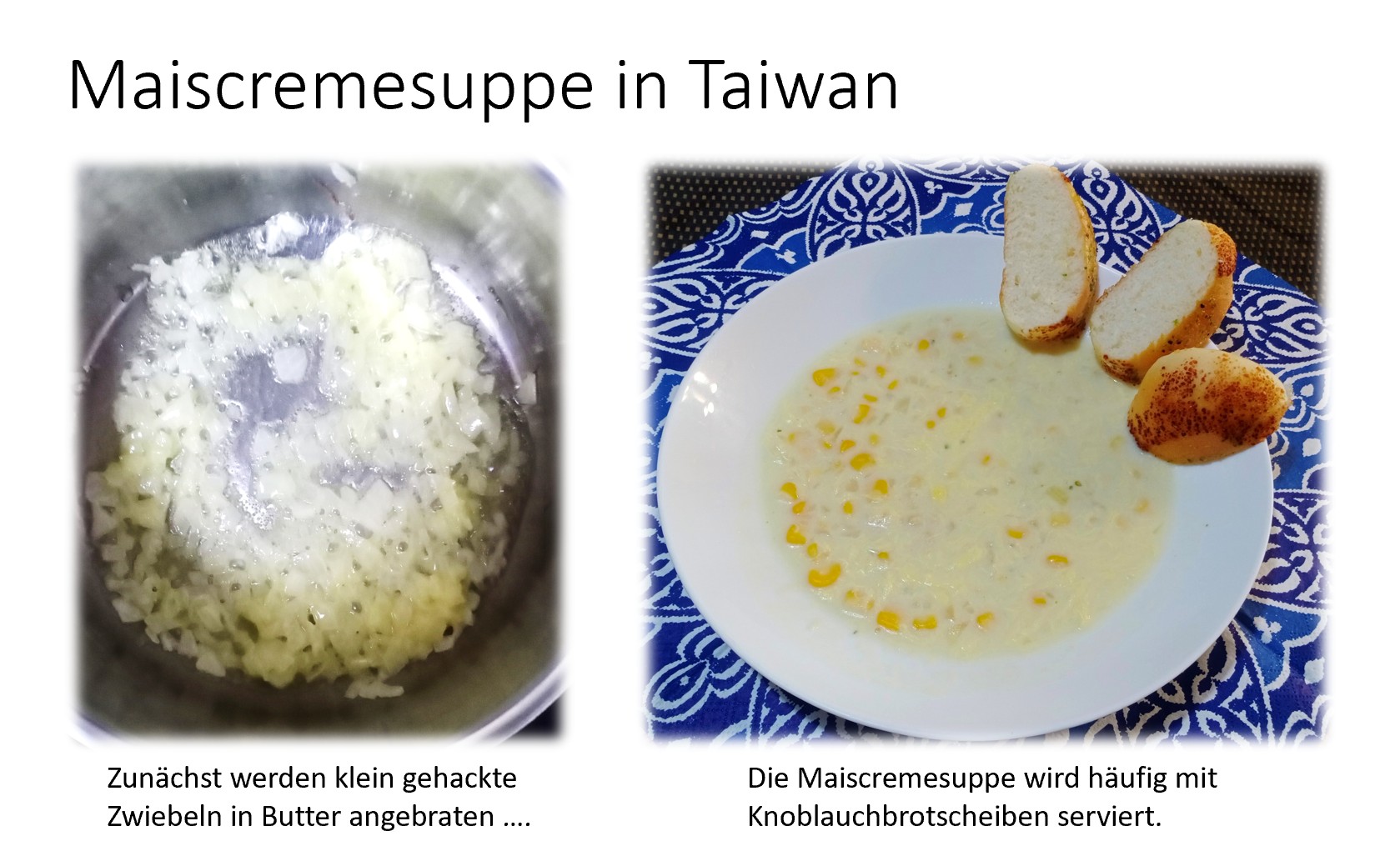 Maiscremesuppe