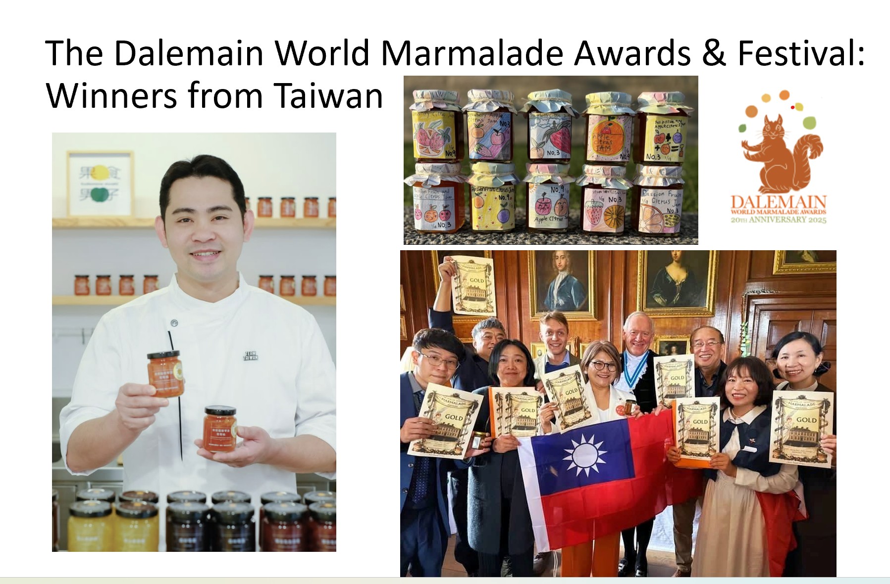 Gewinner aus Taiwan bei den Marmeladen-Awards