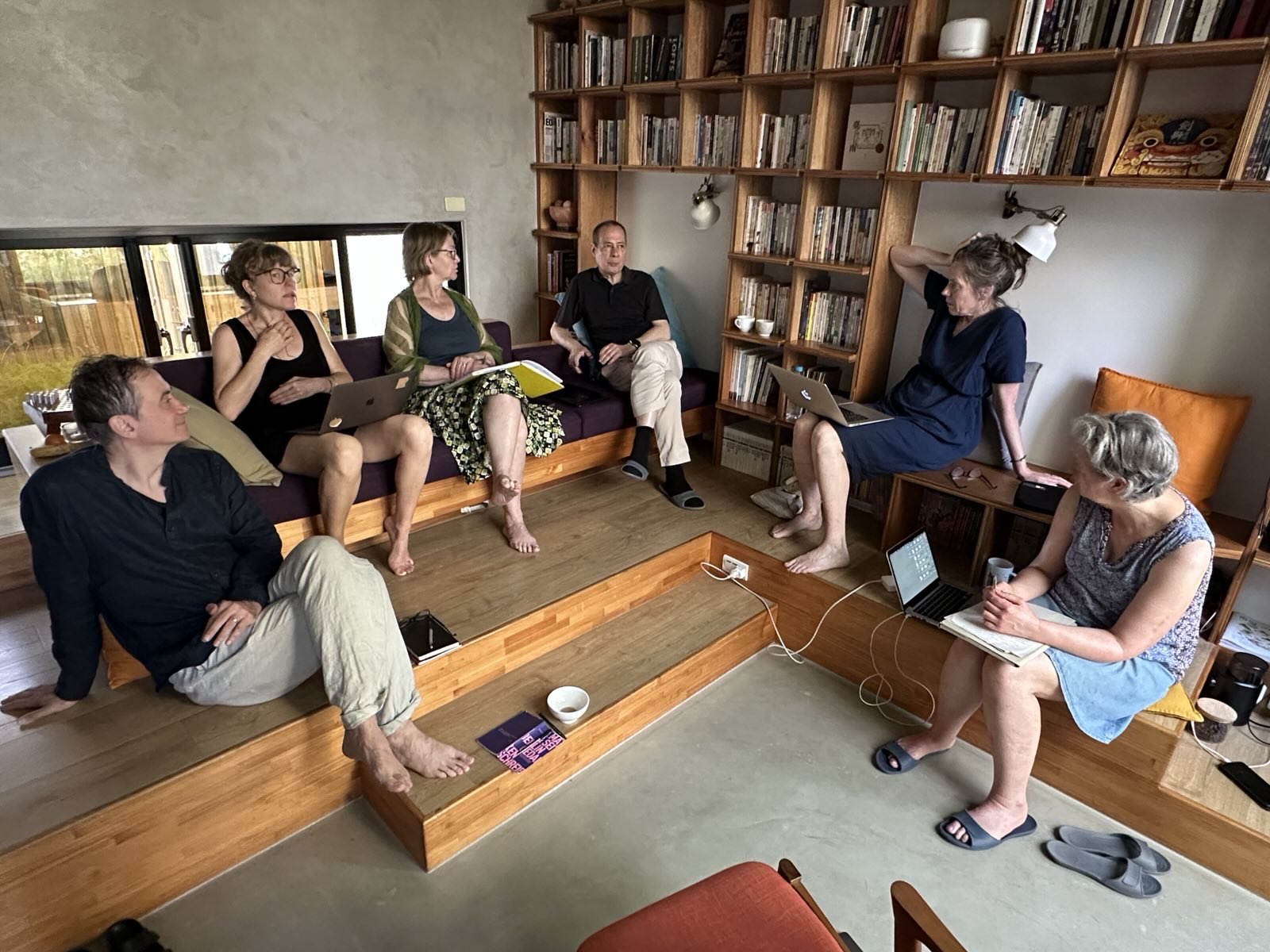 Unterwegs reflektieren die Teilnehmer untereinander (Bild von NAWIAT)