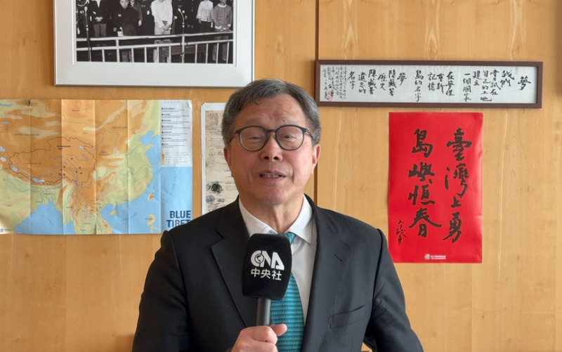 Der taiwanische Vertreter in Deutschland, Shieh Jhy-wey (謝志偉), erklärte im Interview mit CNA, dass die neue deutsche Regierung unter Bundeskanzler Friedrich Merz mit dieser Stellungnahme ein starkes politisches Signal sende. (CNA)