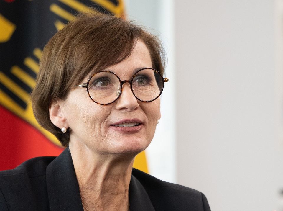 German Minister of Education Bettina Stark-Watzinger will reportedly visit Taiwan this week, the first by a German minister in 26 years (Photo: Bettina Stark-Watzinger's Facebook)