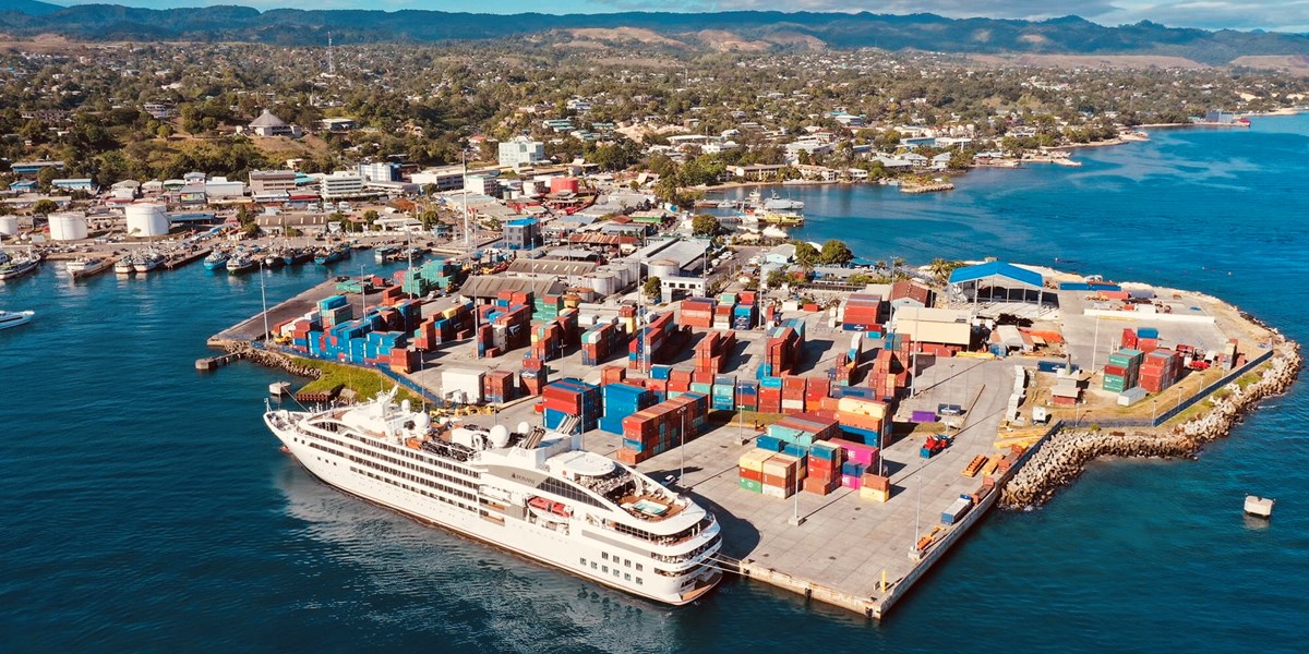 Honiara Port near the capital city of the Solomon Islands, Honiara. (Photo: Solomon Port Authority)
