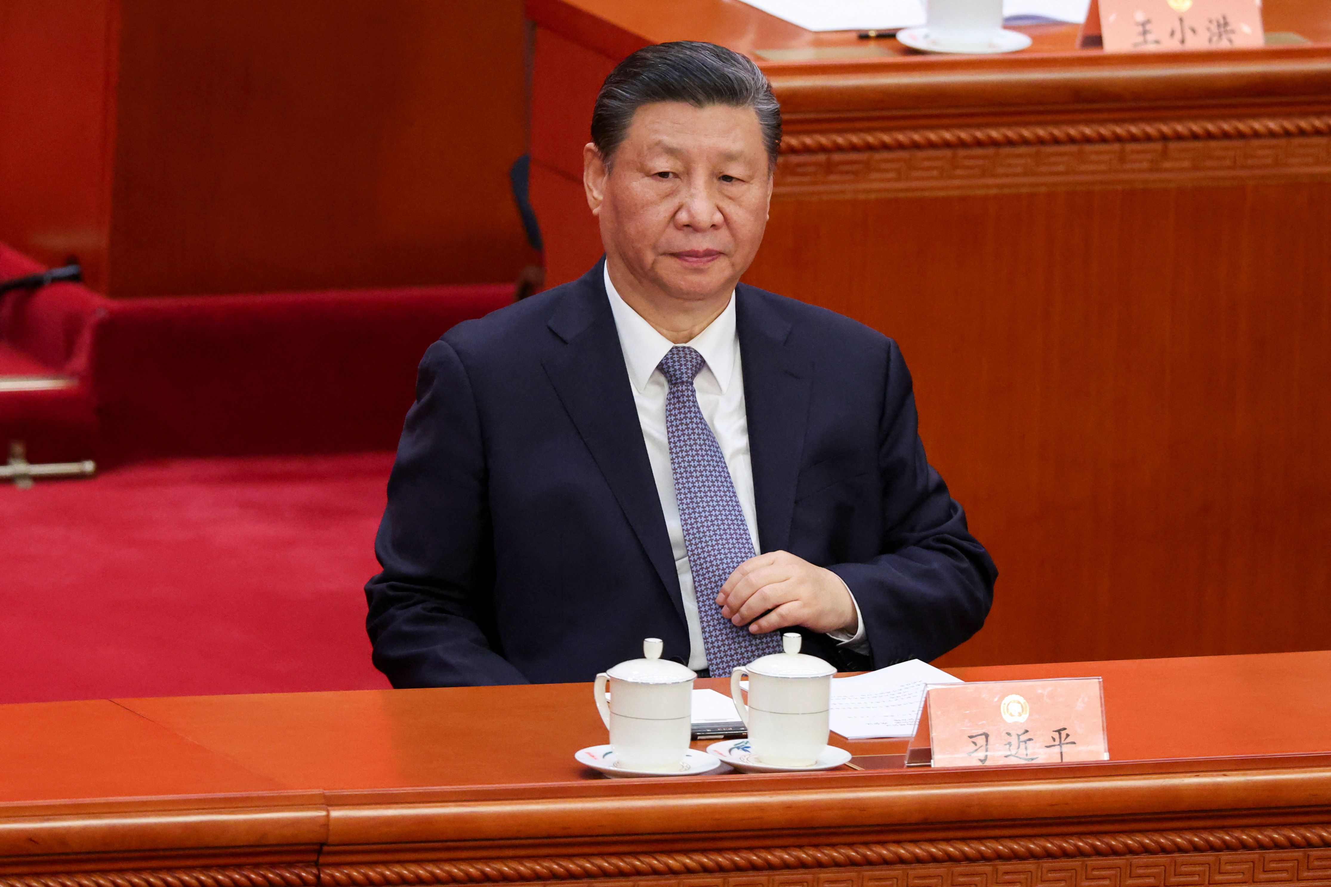 A Financial Times report says Chinese President Xi Jinping asserted to the European Commission President that the U.S. was trying to incite an attack on Taiwan. (Photo: Reuters)