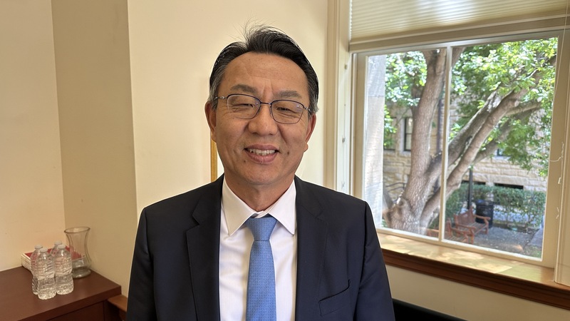 Shin mentioned that interest in Taiwan has been growing day by day, and emphasized that Taiwan occupies an important place on the world stage. (Photo: CNA)