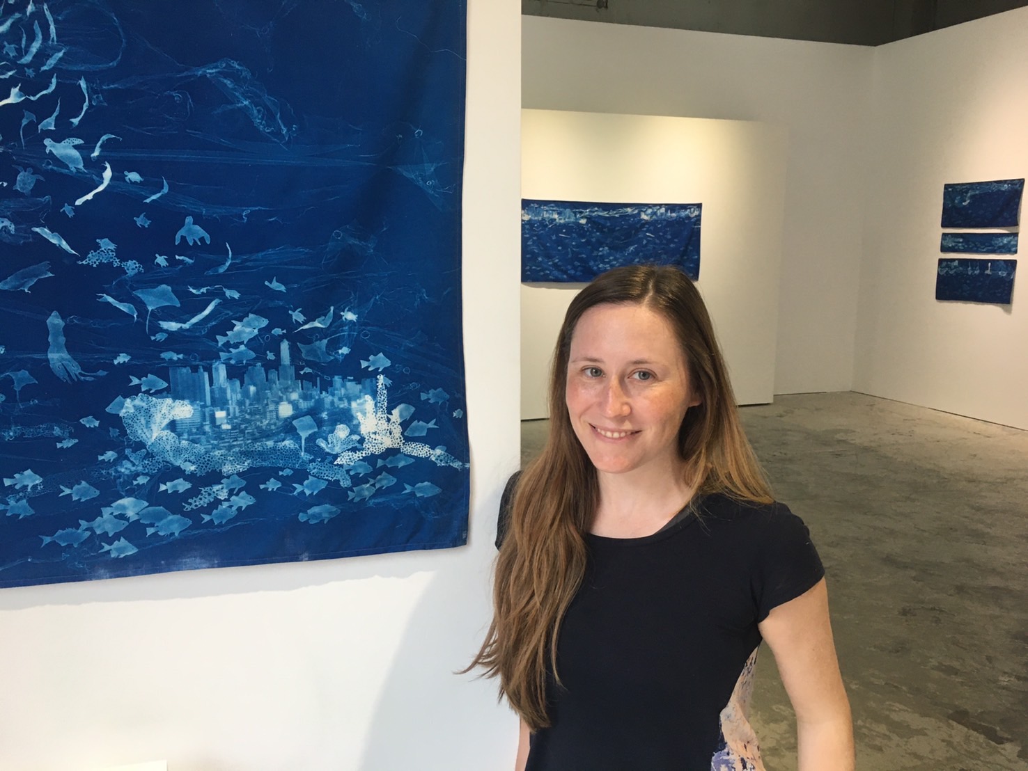 American artist Heather Beardsley in Kaohsiung