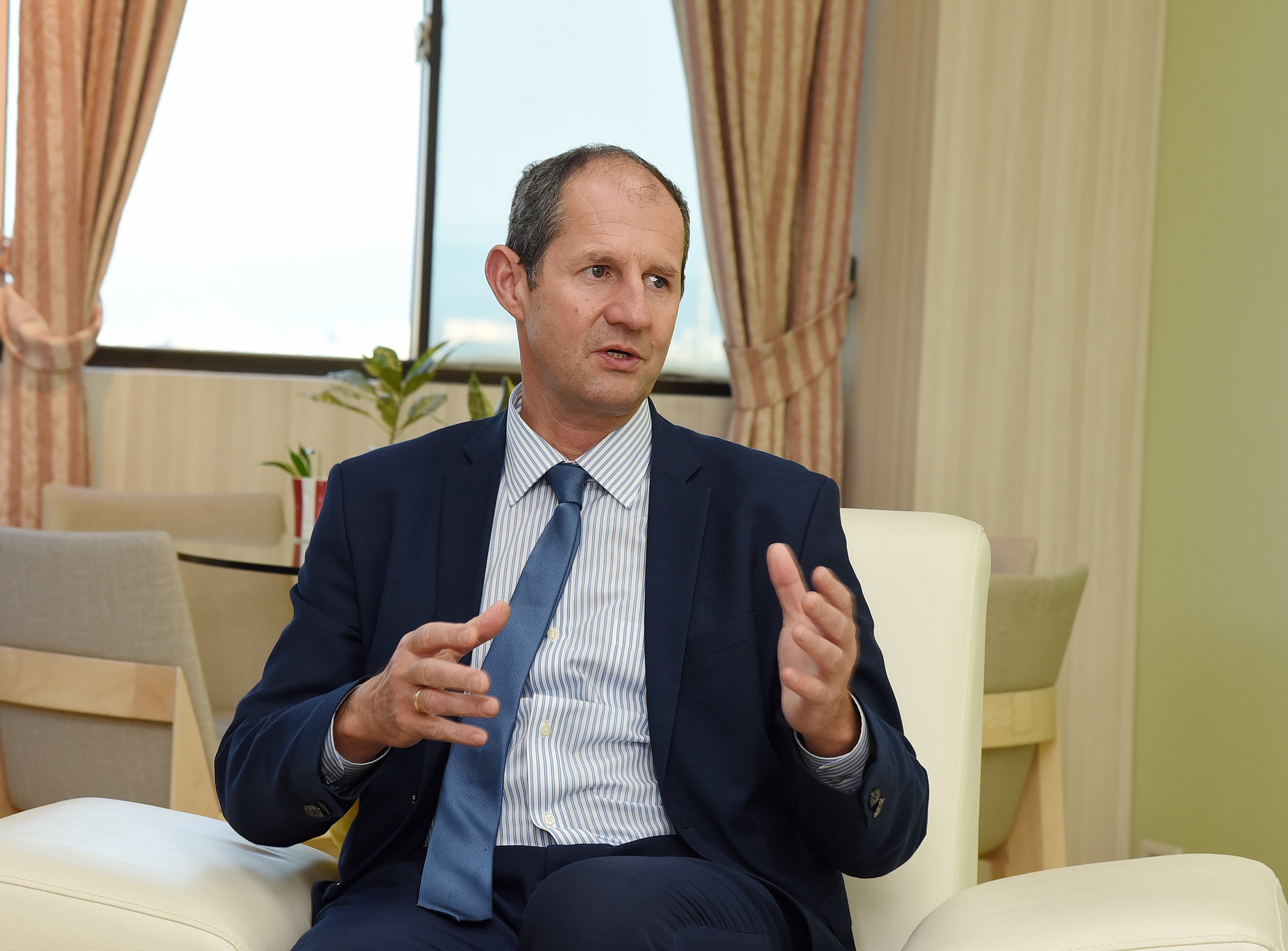 Lutz Güllner was appointed Head of the European Economic and Trade Office in Taiwan as of 1 September 2024. He is a senior career diplomat in the European External Action Service (EEAS). (Photo: Rti)
