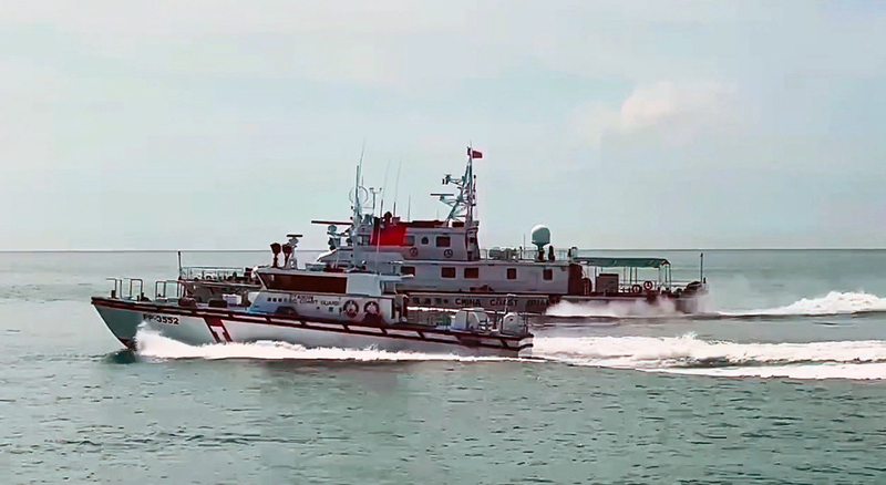China’s vessels are frequently found in Taiwan's territory, and though these are not the first incidents of such vessels turning off their AIS, the number of silenced AIS cases is increasing. (Photo: CNA)