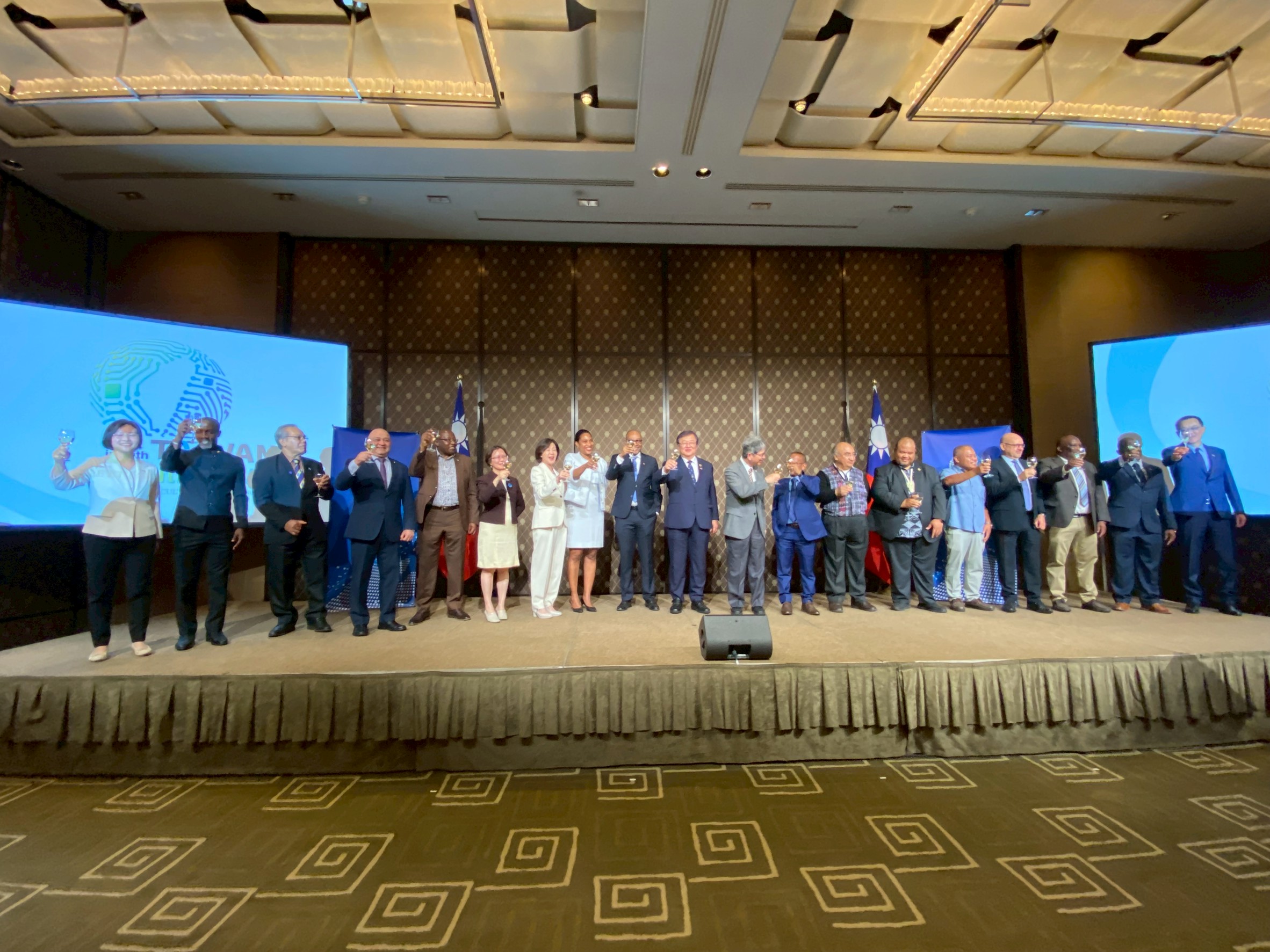 Representatives from 11 of Taiwan's diplomatic allies were in attendance at the reception hosted by Taiwan's representative office in Switzerland. (Photo: Rti)