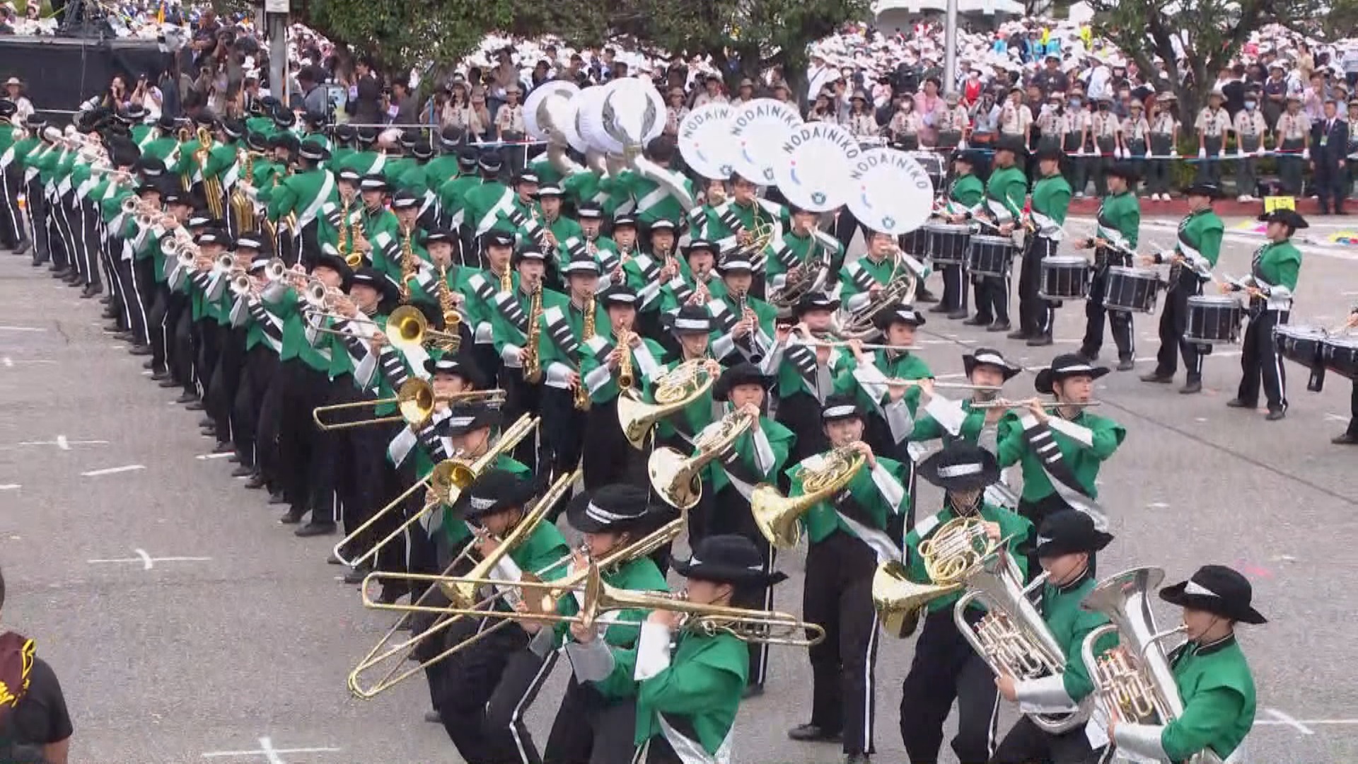 Caballeros Esmeralda de la Segunda Escuela Secundaria de la Universidad de Agricultura de Japón (Foto: captura de vídeo)