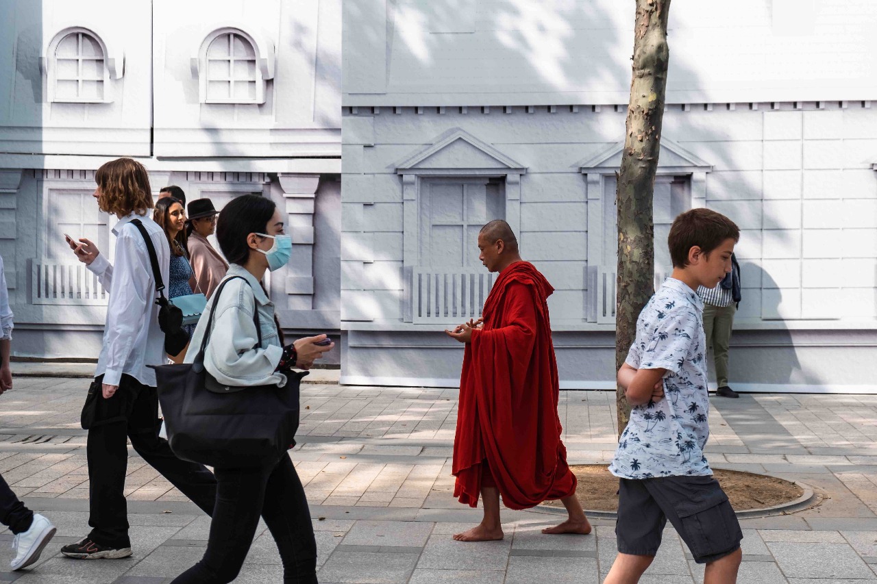 «El caminante» es una serie de películas dirigida por el cineasta malasio radicado en Taiwán Tsai Ming-liang (蔡明亮), y protagonizada por el actor taiwanés Lee Kang-sheng (李康生). (Foto: Homegreen Films)