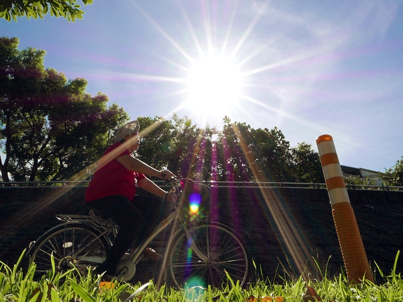 chaleur tonitruante et canicule à Taiwan (photo CNA)