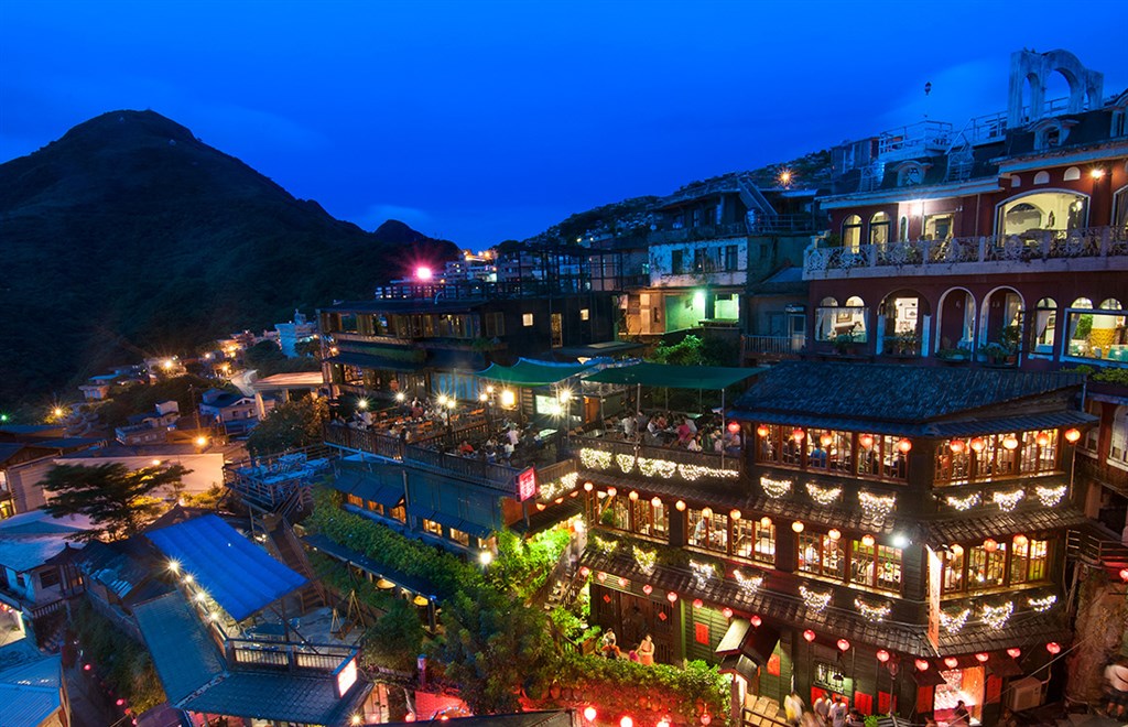 Jiufen, un site favori des touristes japonais, situé dans le Nouveau Taipei (image : bureau du tourisme)