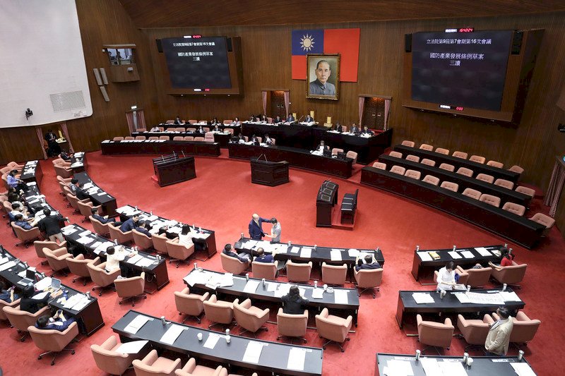 Hémicycle, parlement taiwanais (archive CNA)