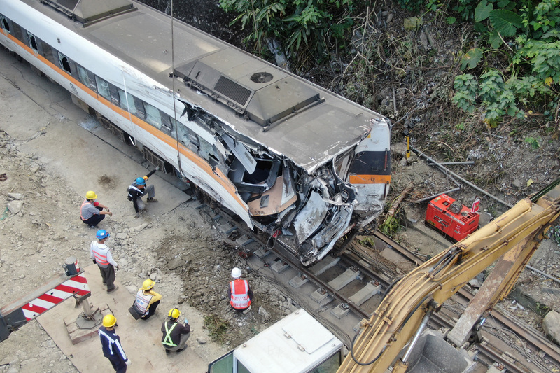 Peine alourdie en 2e instance pour Lee Yi-hsiang, responsable du déraillement mortel du train Taroko en 2021 (photo CNA)
