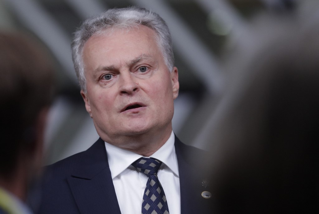 Gitanas Nausėda, président lituanien ( photo AFP)