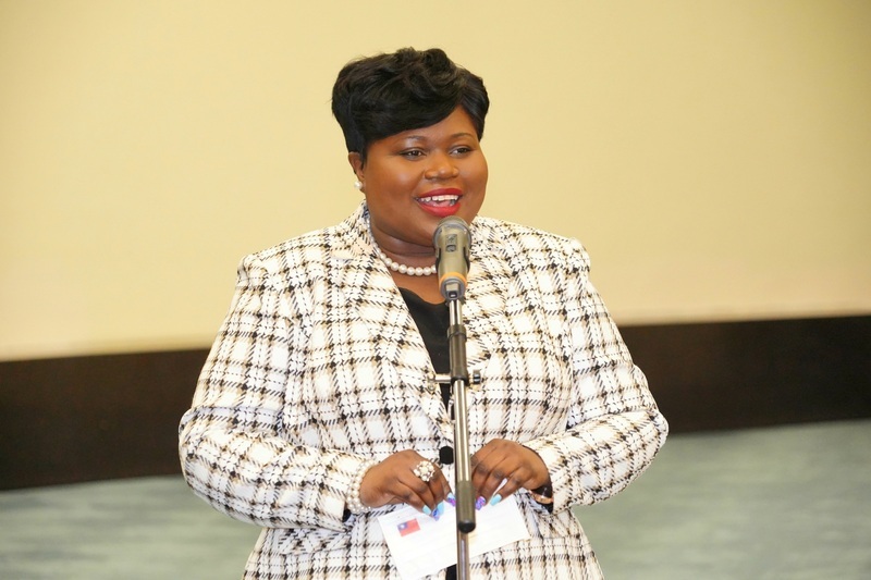 La ministre des Affaires étrangères de Saint-Vincent-et-les Grenadines, Keisal Peters (Photo : CNA)