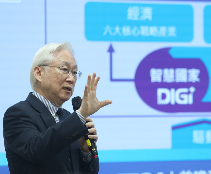 Le président de la commission nationale des Sciences et technologies, Wu Tsung-tsong (吳政忠) (Photo : CNA)