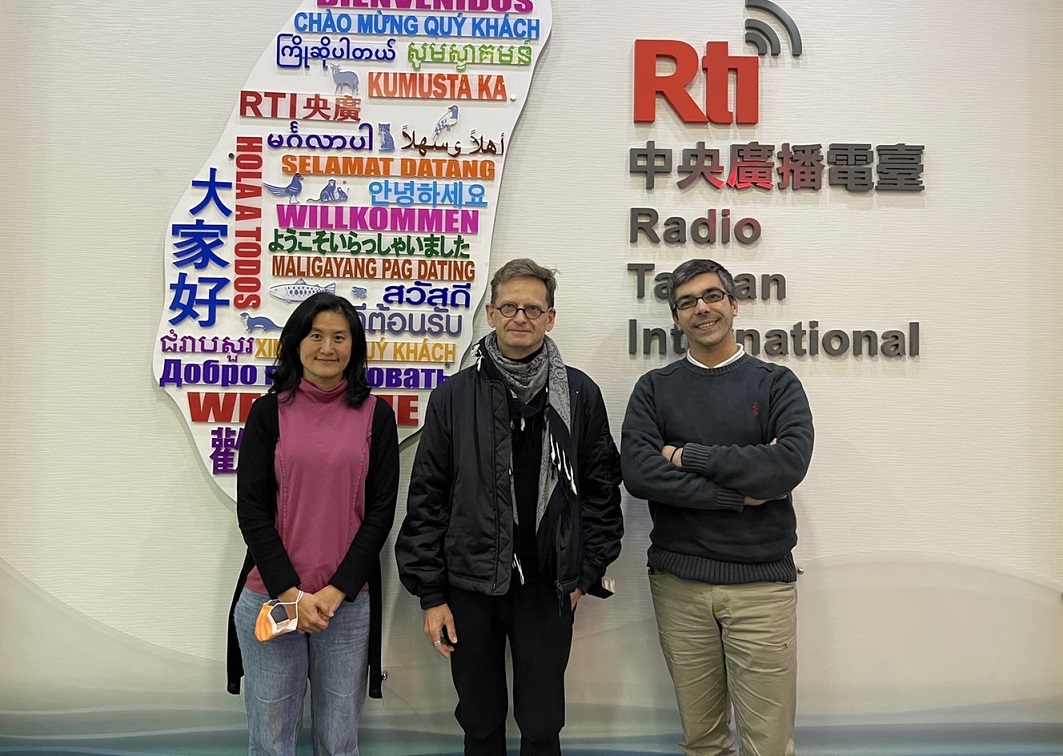 Laurent Vergain, directeur de l'Alliance Française de Taïwan, à RTI