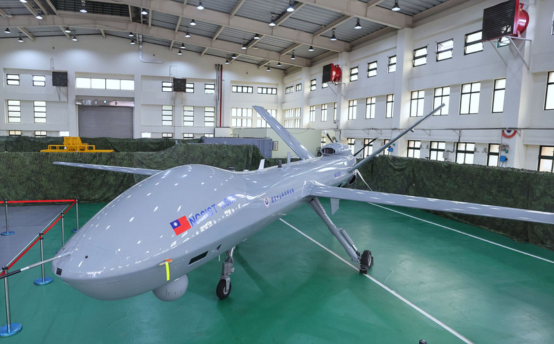 Prototype du drone Tengyun développé par l'institut Chung Shan pour la Défense taïwanaise (archive CNA)