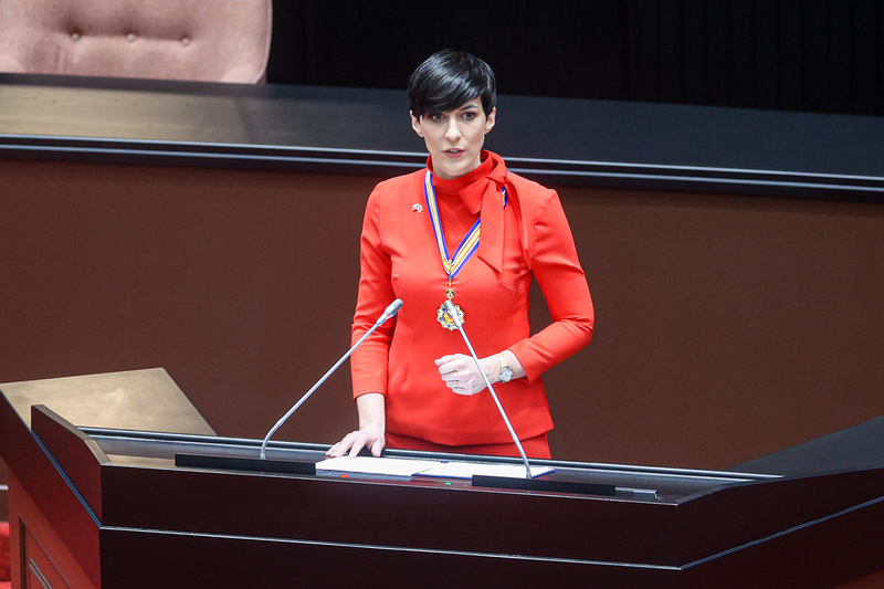 Marketa Pekarova Adamova au Parlement taïwanais (Photo CNA)