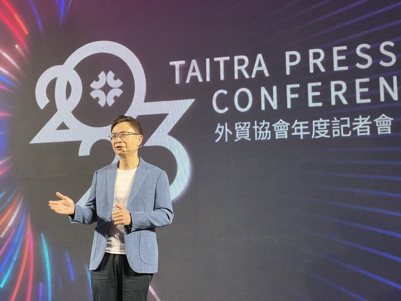 Le président de la TAITRA, James Huang (黃志芳) (Image : CNA)