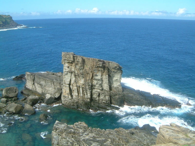 L'île japonaise de Yonaguni (photo : Wikimedia Commons - Paul Richter)