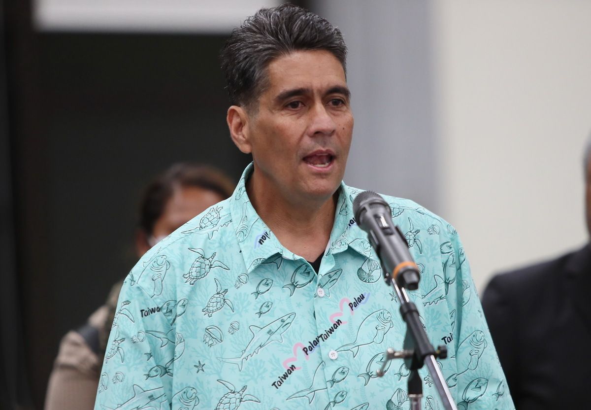 Le Président sortant des Palaos Surangel Whipps Jr. (Photo fournie par le ministère des Affaires étrangères)