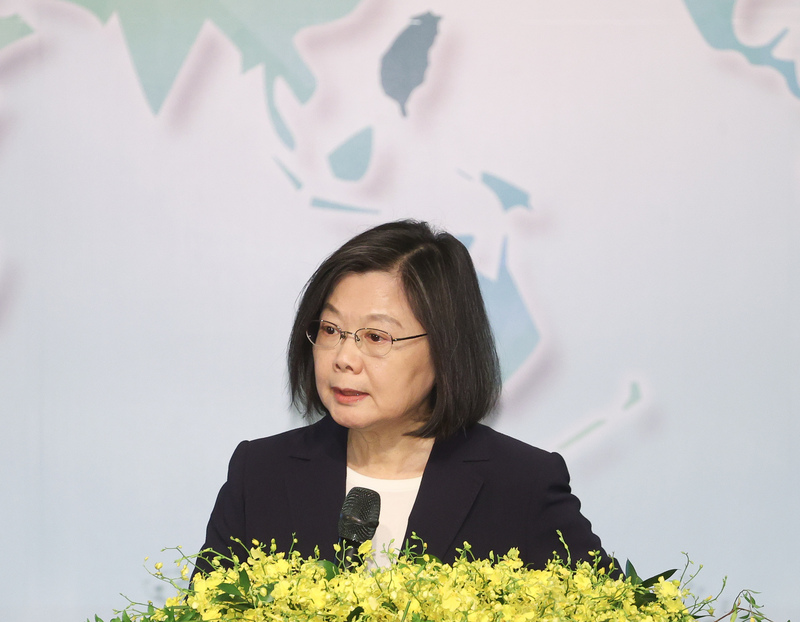 La Présidente Tsai Ing-wen ouvre le forum Ketagalan 2023 sur la sécurité en Indo-Pacifique (photo CNA)