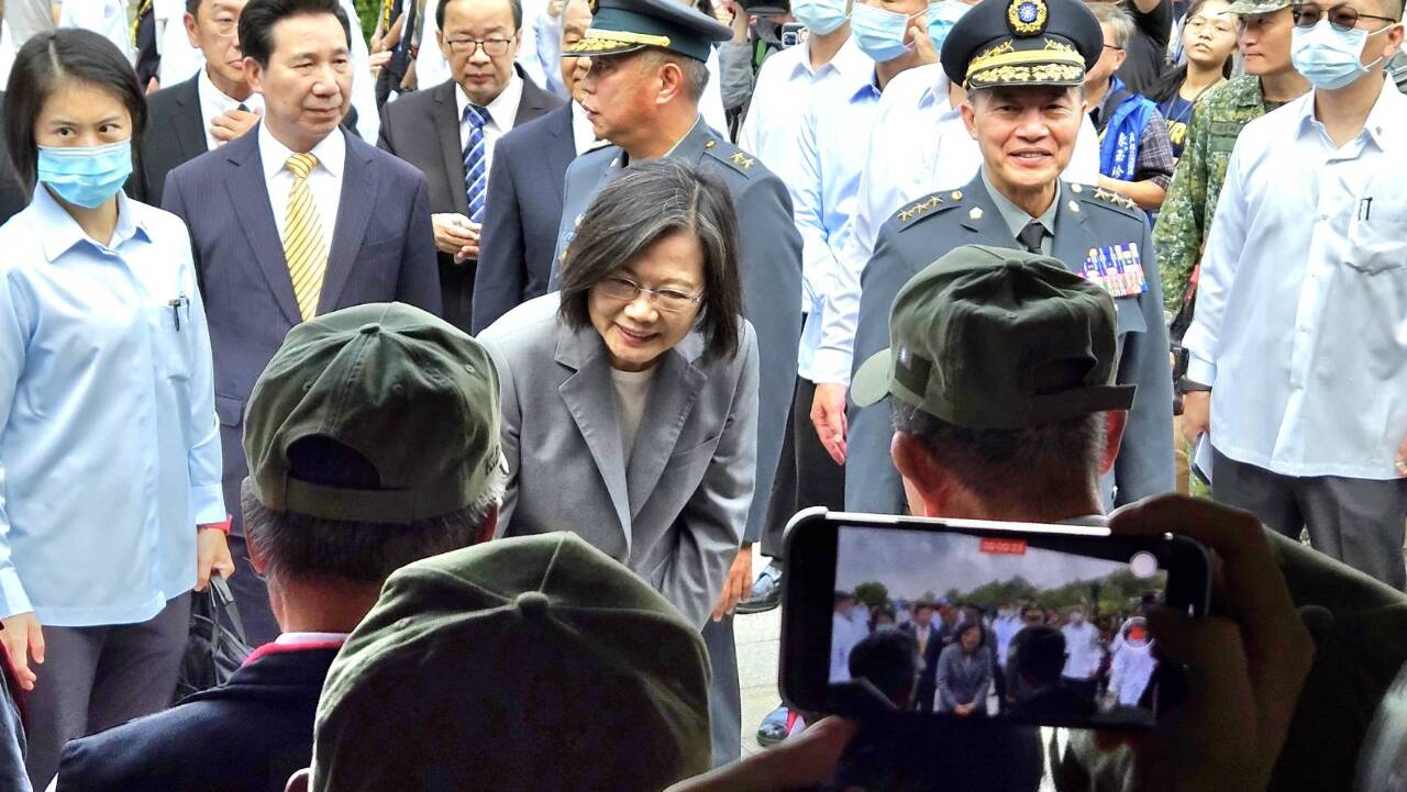 La présidente Tsai Ing-wen se rend à Kinmen pour commémorer le début de la 2e crise du détroit de Taïwan (photo, Rti/O-Y)