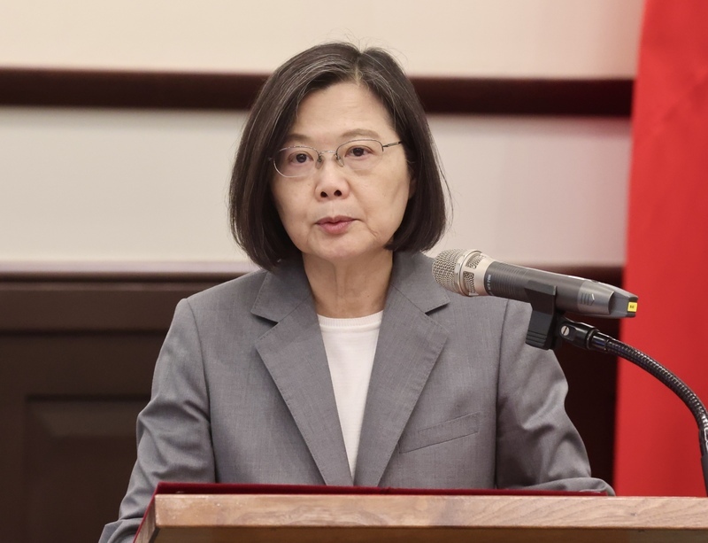 La présidente Tsai Ing-wen (archives, CNA)
