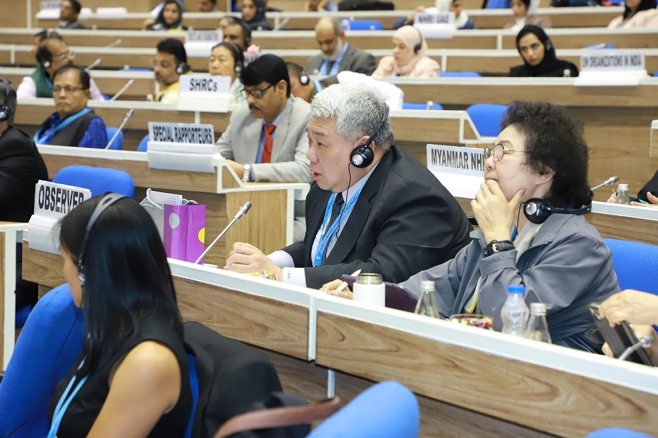 Chen Chu est allée en Inde au forum sur les droits humains en Asie-Pacifique (photo : NHRC de l'Inde)