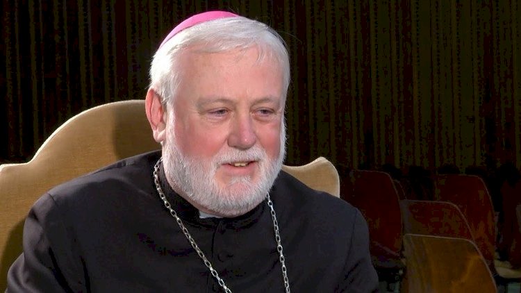 Paul Gallagher, secrétaire du Saint-Siège pour la relation avec les Etats (photo, site du Vatican)