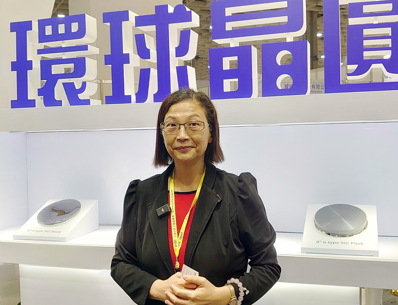 Doris Hsu, PDG de GlobalWafers (photo CNA)