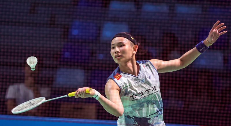 La reine du badminton Taïwanaise Tai Tzu-Ing (戴資穎) remporte la 2e place aux Internationaux de France (photo CNA)