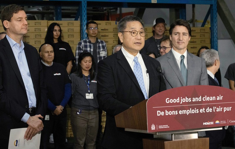 Nelson Chang, patron de E-One Moli au Canada (photo CNA)