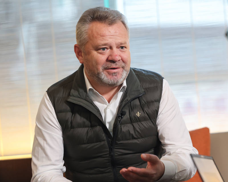 Le maire de Boutcha a donné une interview exclusive à CNA (photo CNA)