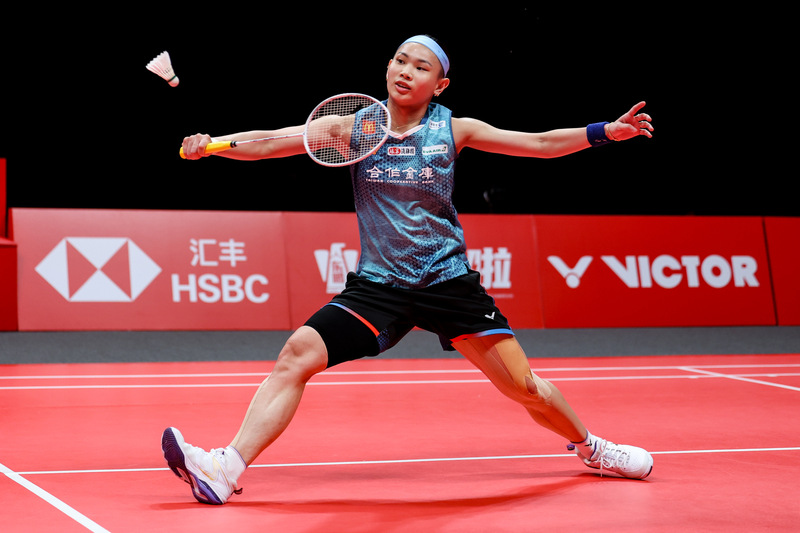 La badiste Tai Tzu-ying (戴資穎) a remporté dimanche la finale mondiale de badminton BWF (photo CNA)