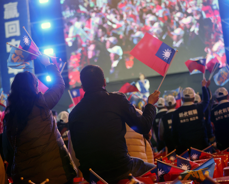 Le KMT remporte 52 sièges au Parlement (photo CNA)