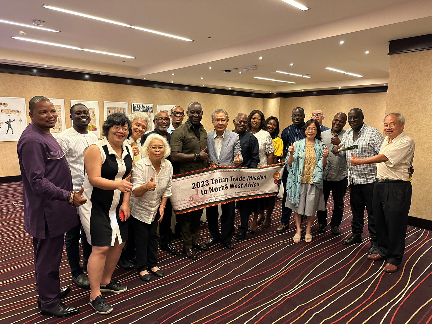 Photo d'archives de TAITRA en Afrique 2023 (Photo TAITRA)