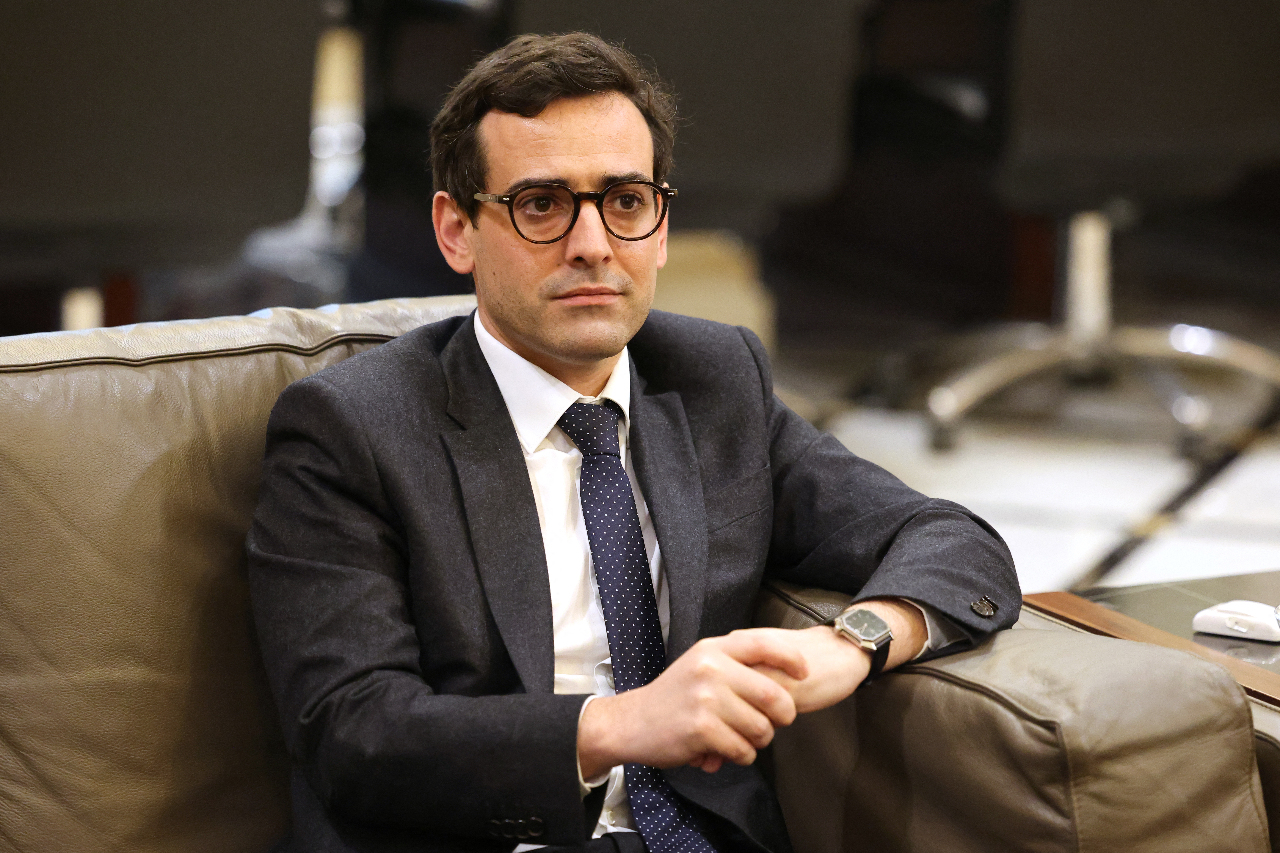 Le ministre français des Affaires étrangères Stéphane Séjourné (Image : AFP)