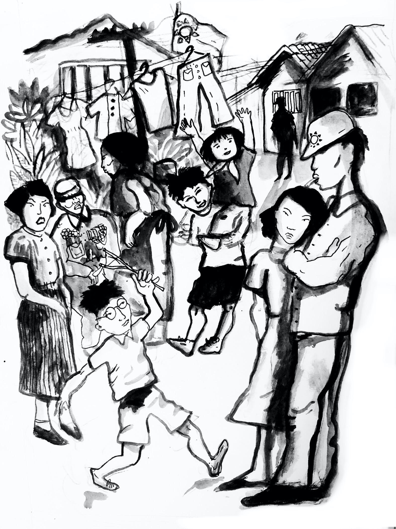 Un village de garnison à Taïwan dans les années 1960. Suzanne Duroy pour RTI (2023)